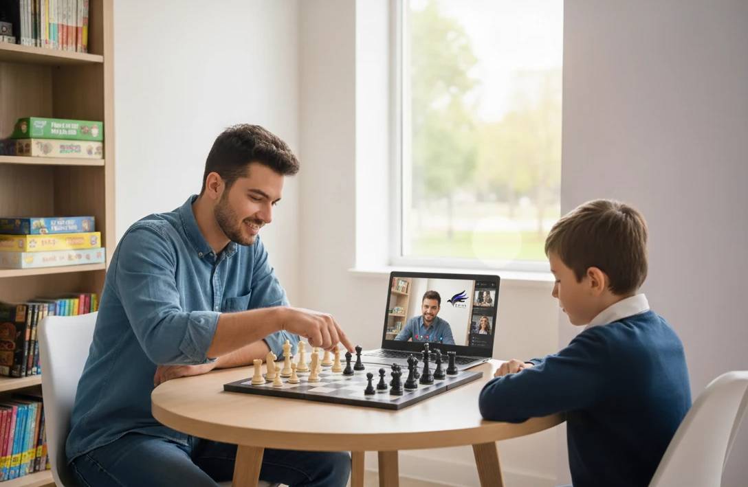 One-to-One Online Chess Coaching with Arius Learning – Personalized chess training for kids and adults